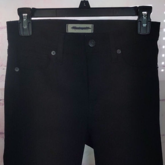 Madewell black high rise skinny jeans 25 - Picture 3 of 6